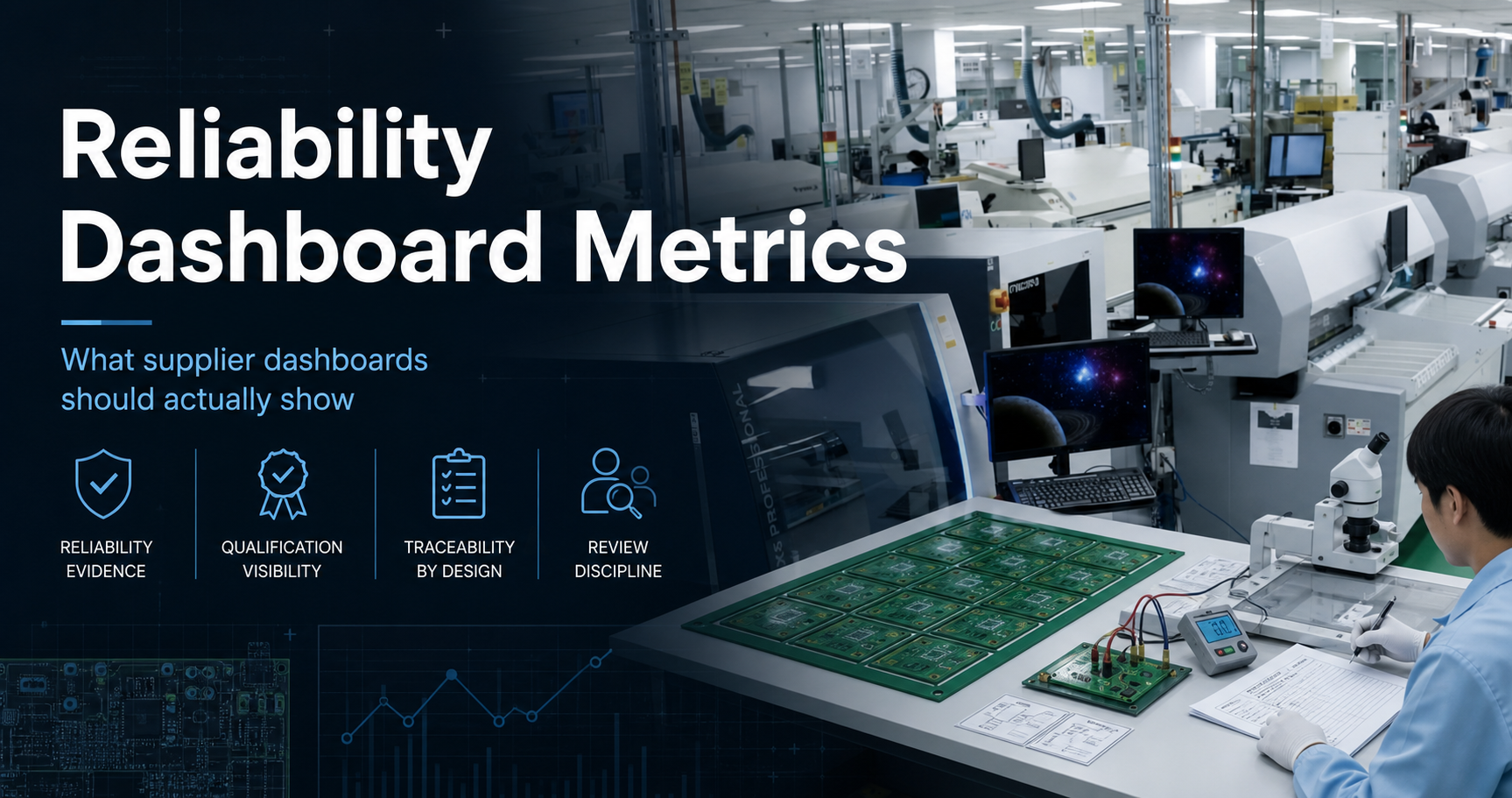 Reliability Dashboard für PCB/PCBA-Lieferanten: Kennzahlen für Qualitätsentscheidungen