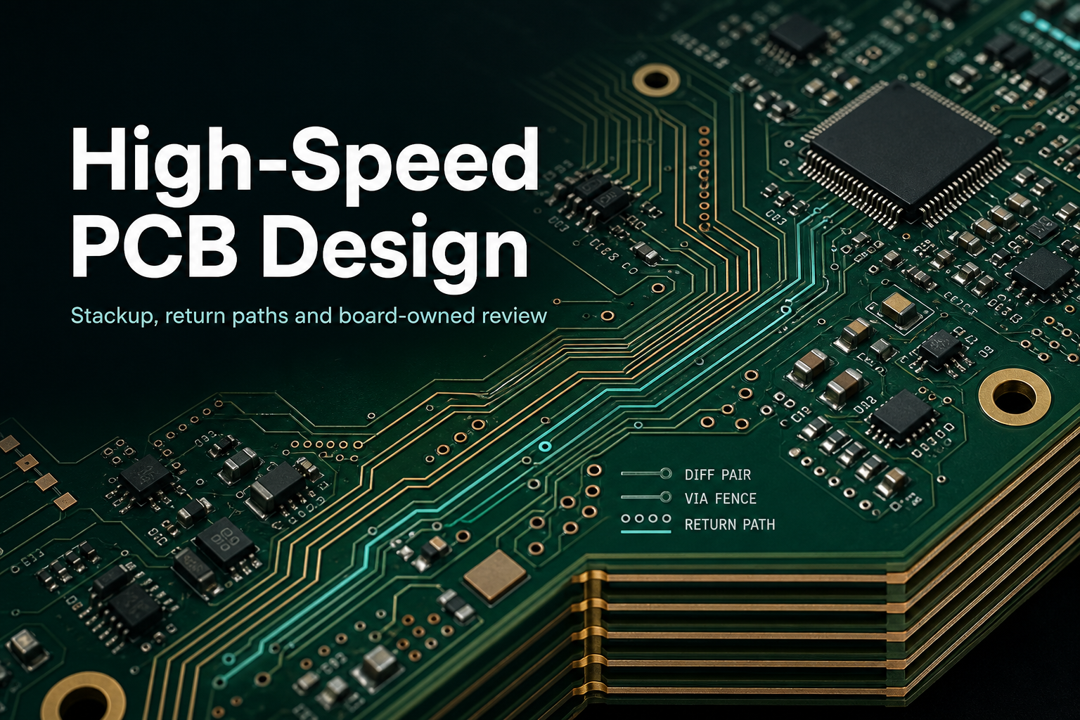 Progettazione PCB ad alta velocita: cosa rivedere per prima, cosa governa la scheda e cosa non dimostra