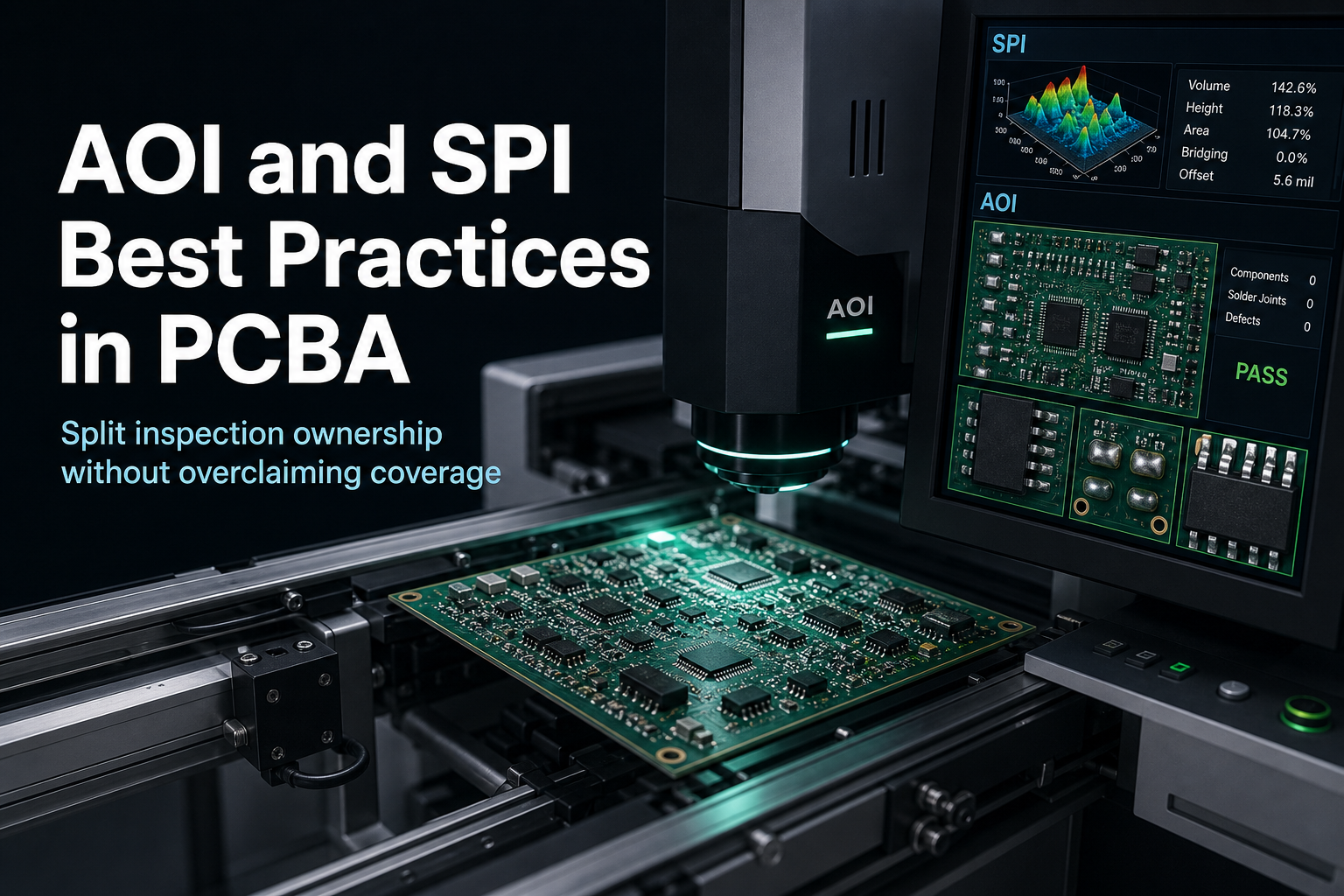 Лучшие практики AOI и SPI в PCBA: как разделить зоны ответственности и не завышать покрытие