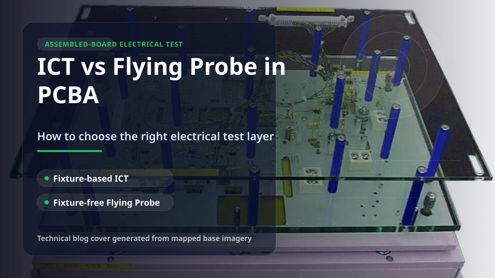 ICT vs flying probe nel PCBA: come scegliere il giusto livello di test elettrico