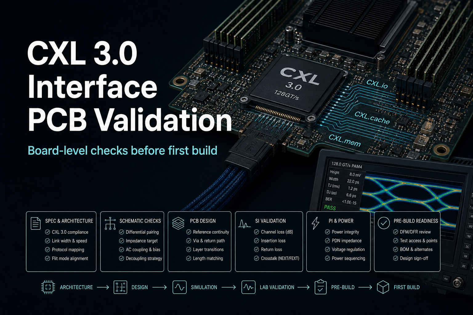 CXL 3.0 Interface PCB Validation Checklist: What to Verify Before First Build