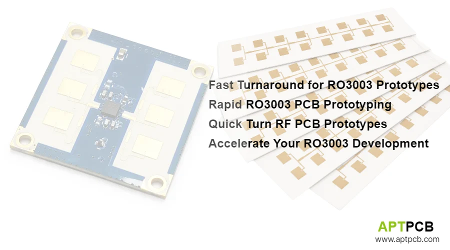 Rogers RO3003 quick turn PCB prototype
