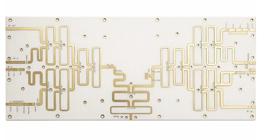 Rogers RO3006 Microwave PCB: Filters and Array Design