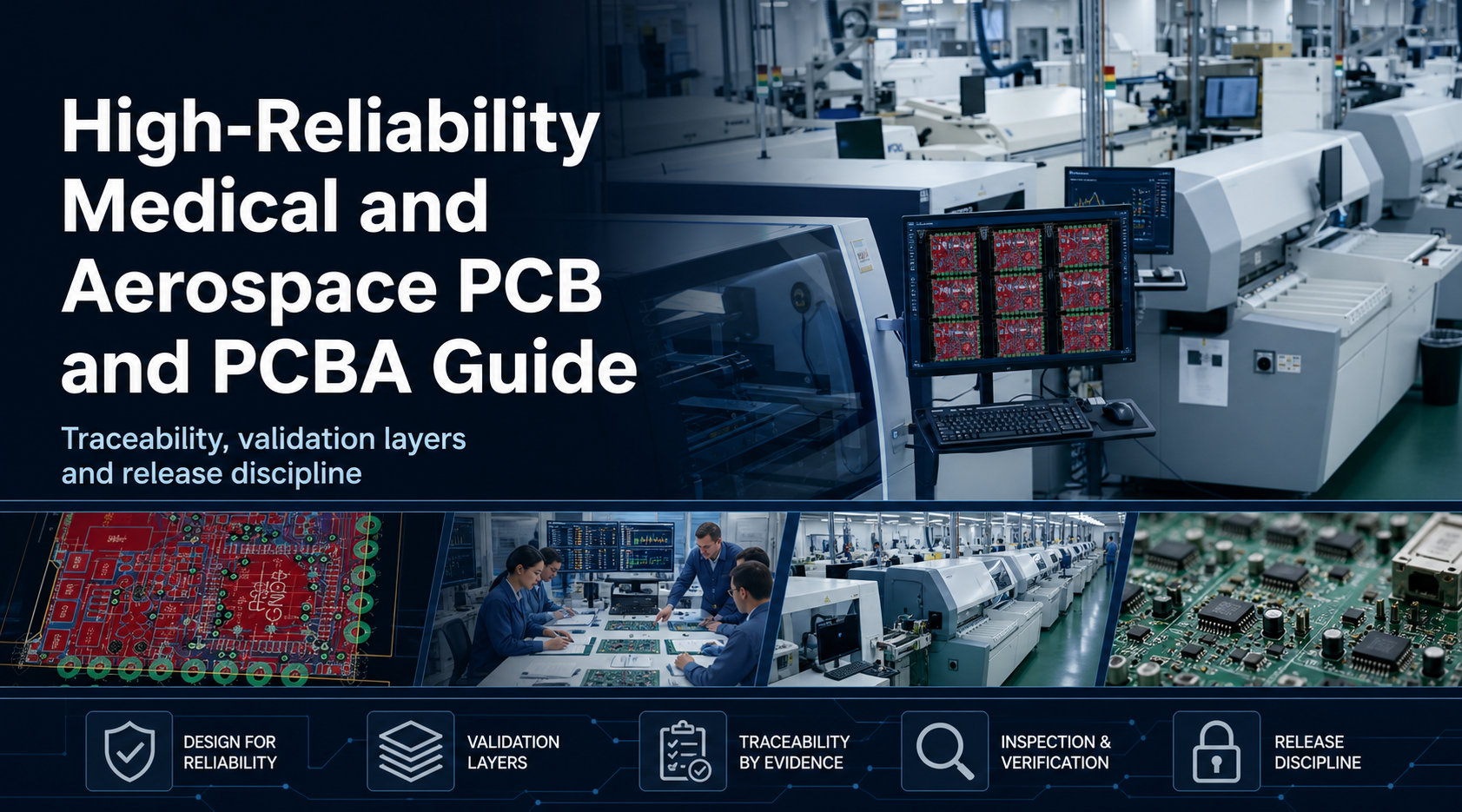 High-Reliability Medical and Aerospace PCB & PCBA Guide: Traceability, Validation Layers, and Release Discipline