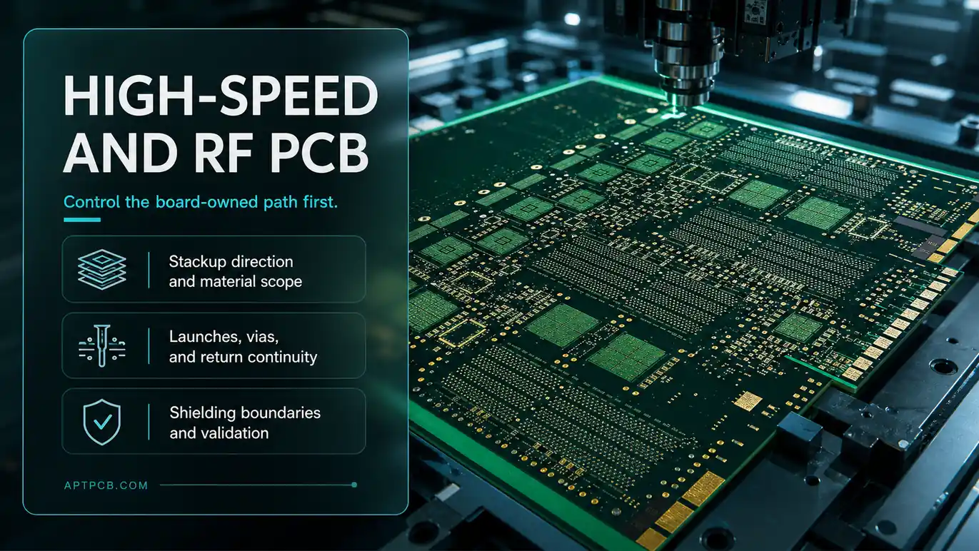 High-Speed and RF PCB Manufacturing Guide: Stackup, Materials, Transitions, and Validation
