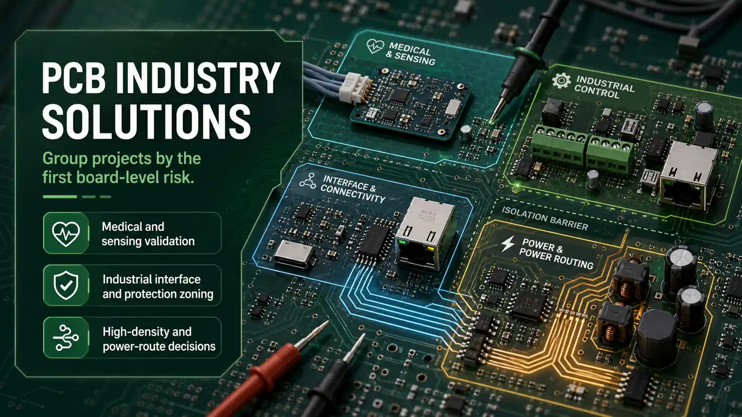 PCB Industry Solutions: Medical, Industrial Control, Advanced Interfaces, and Power Electronics
