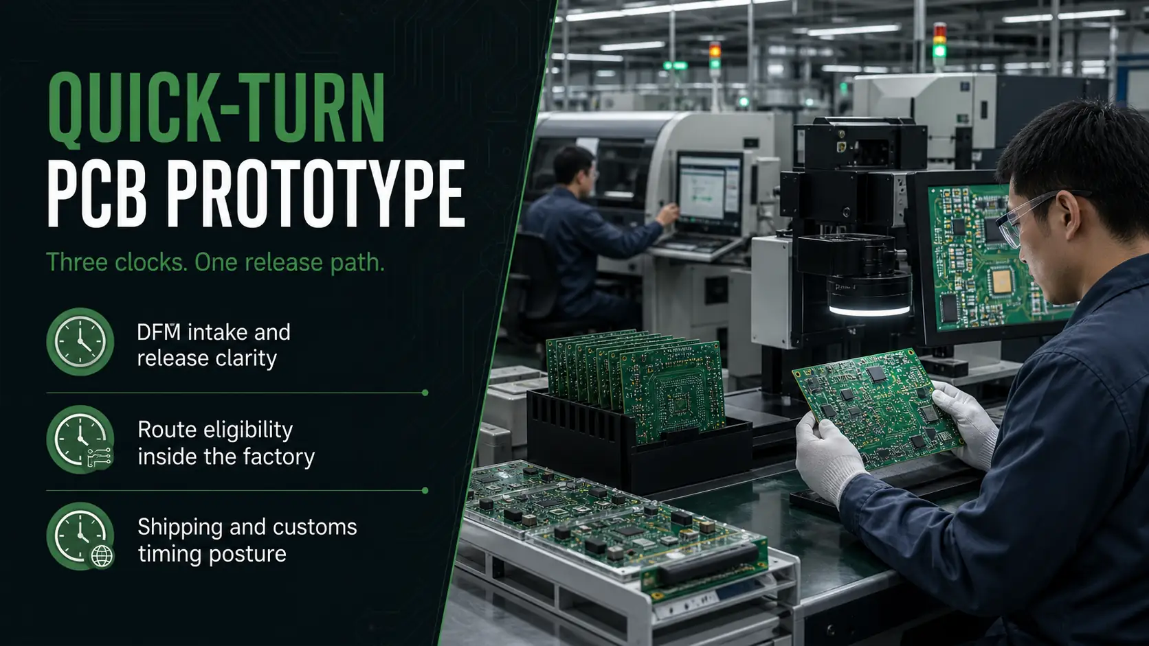 Quick-Turn PCB Prototype Guide: Lead Time, DFM Review, and What Changes in Fab