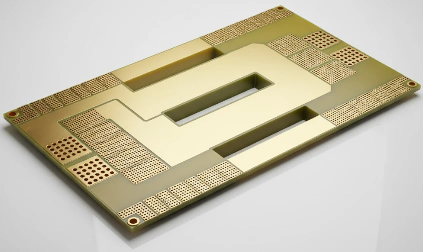 Engineers reviewing heavy copper panels