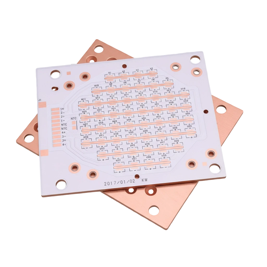 MCPCB a nucleo metallico con vie termiche