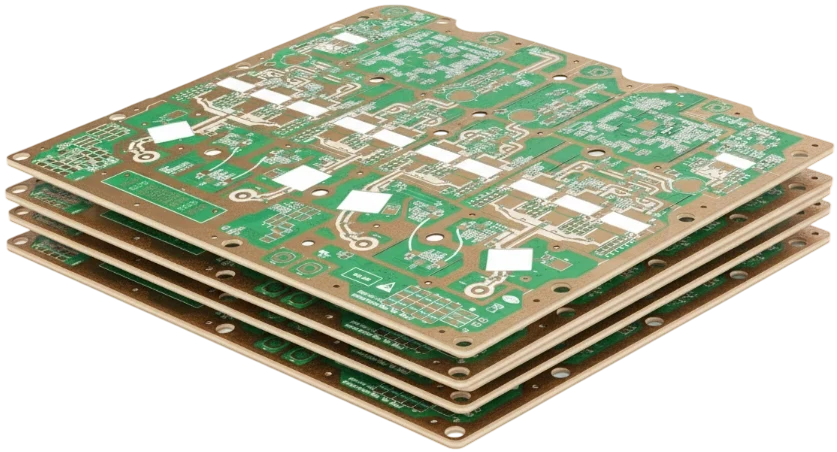 Engineers reviewing multilayer stackups