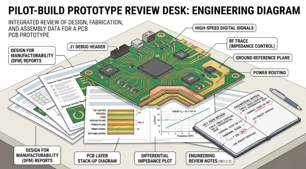 Pilot run de PCB NPI