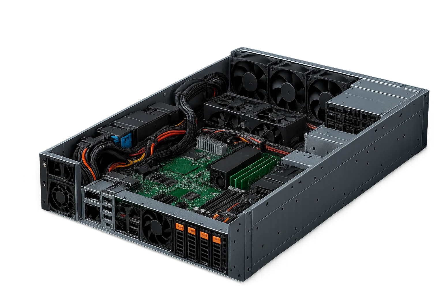 فنيون ينفذون تجميع box build